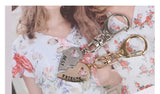 Fashion 2pcs Best Friend Heart Necklace/Keyring/Set