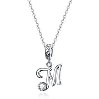 925 Sterling Silver Letter/Initial Necklace - 26 Options