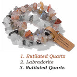 Fashion Irregular Natural Stone Bracelet Set - 16 Options