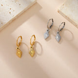 Stainless Steel Hoop Earrings - 2 Colours - 12 Designs