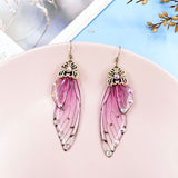 Handmade Fairy Wing Drop Earrings - 54 Options