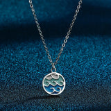 Stainless Steel Wave Necklace - 12 Options