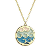Stainless Steel Wave Necklace - 12 Options