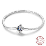 925 Sterling silver 17-20CM Charm Bracelet - Various Designs