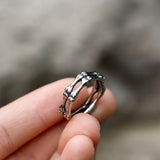 Stainless-Steel Skeleton Bones Ring