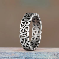 316L Stainless Steel Viking Knot Ring