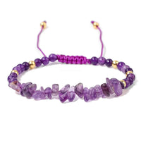 19cm Irregular Chip Stone Bracelet - 16 Options