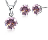 925 Sterling Silver Necklace/Earring Set - 16 Options