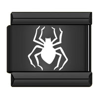 Stainless Steel Black Halloween Italian Charm - 12 Options