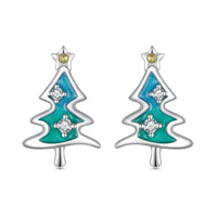 925 Sterling Silver Christmas Stud Earrings - 9 Options