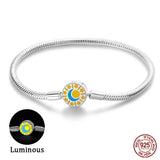 925 Sterling silver 17-20CM Charm Bracelet - Various Designs