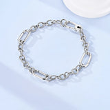925 Sterling Silver Large Link Bracelet - 17 cm