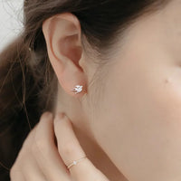 925 Sterling Silver Swallow Bird Stud Earring
