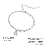 Stainless Steel Charm Anklet/Bracelet - 28 Options - 2 Sizes