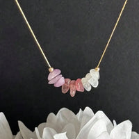 Fashion "Menopause" Natural Crystal Necklace