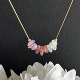 Fashion "Menopause" Natural Crystal Necklace
