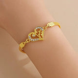 Fashion Heart/Infinity Bracelet - 2 Colours - 7 Options