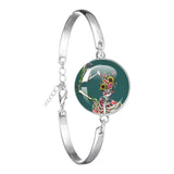 Glass 18mm Mental Health /Positivity Bracelet - 32 Options