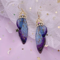 Handmade Fairy Wing Drop Earrings - 54 Options