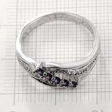 Fashion Wavy 2 Colour CZ Ring - 3 Colours