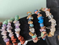 Natural Stone Chip Bracelet - 7 options