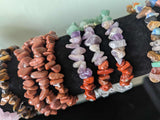 Natural Stone Chip Bracelet - 7 options