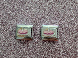 Stainless Steel Birthday Cake Italian Charm