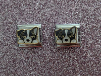 Stainless Steel Sheepdog Italian Charm