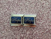 Stainless Steel Hope Italian Charm