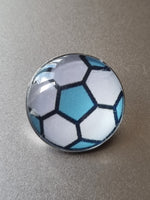 Football Small Snap Charm - 3 Designs