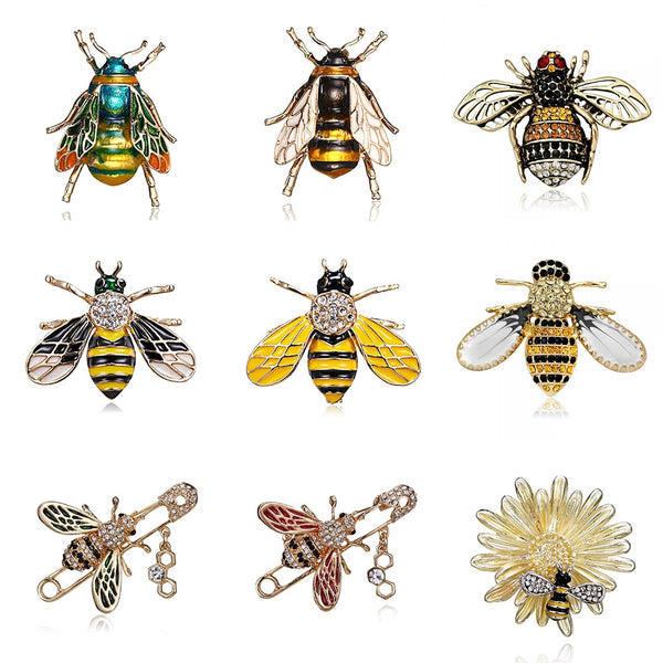 Fashion Enamel Insect Brooch - 19 Options