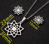 Stainless Steel Necklace/Earring Set - 20 Options