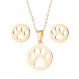 Stainless Steel Necklace/Earring Set - 20 Options