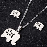 Stainless Steel Necklace/Earring Set - 20 Options