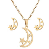 Stainless Steel Necklace/Earring Set - 20 Options