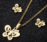 Stainless Steel Necklace/Earring Set - 20 Options