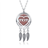 Stainless Steel Dreamcatcher Aromatherapy Necklace - 21 Options