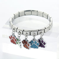 Glittery Paw Italian Charm - 9 Colours