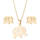 Stainless Steel Necklace/Earring Set - 20 Options