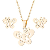 Stainless Steel Necklace/Earring Set - 20 Options