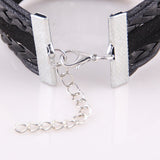 Infinity Love England Leather Braid Bracelet - 2 Designs