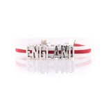 Infinity Love England Leather Braid Bracelet - 2 Designs