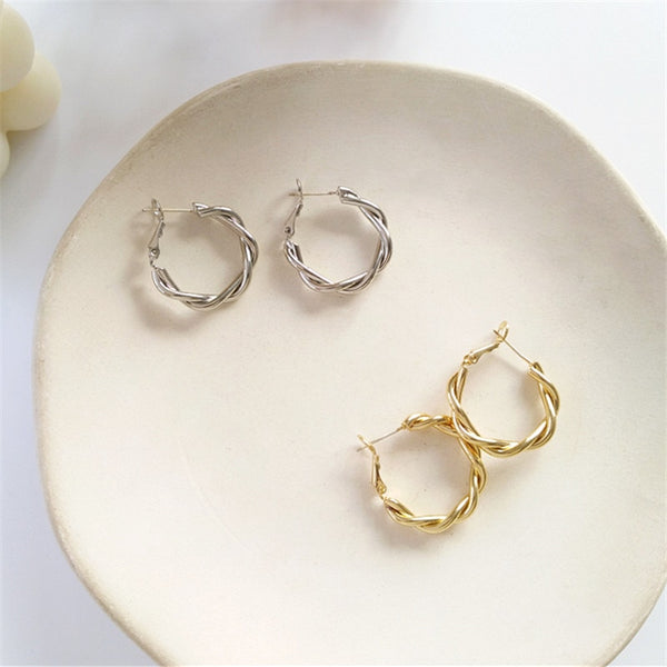 Fashion Small Hoop Earrings - 4 Options