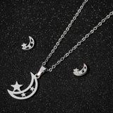 Stainless Steel Necklace/Earring Set - 20 Options