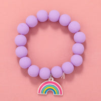 Cute Acrylic Bead Colourful Childrens's Bracelet - 30 Options