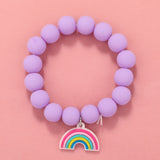 Cute Acrylic Bead Colourful Childrens's Bracelet - 30 Options