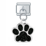 Glittery Paw Italian Charm - 9 Colours