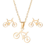 Stainless Steel Necklace/Earring Set - 20 Options