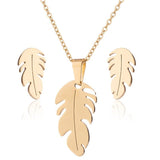 Stainless Steel Necklace/Earring Set - 20 Options