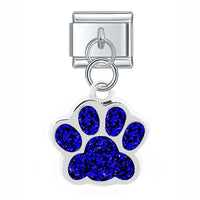Glittery Paw Italian Charm - 9 Colours
